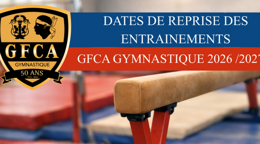 REPRISE DES ENTRAINEMENTS SAISON 2026 / 2027
